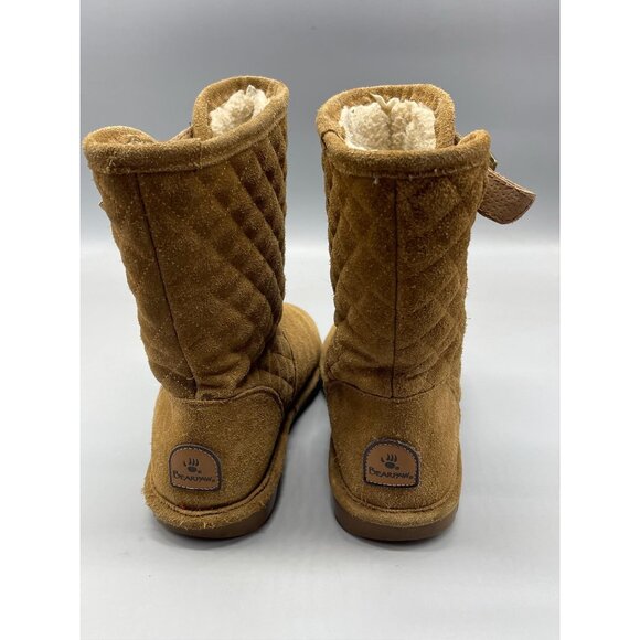 bearpaws boots winter rain brown suede upper adjustable strap size 8 READ - Picture 5 of 8